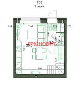 Квартира 46 м², 3-комнатная - изображение 1