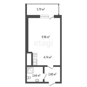 Квартира 21,3 м², студия - изображение 1