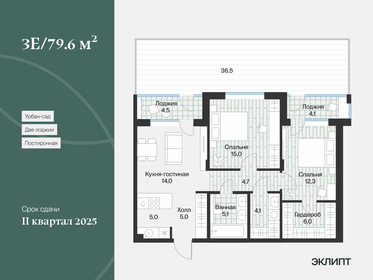 75,4 м², 2-комнатная квартира 8 170 000 ₽ - изображение 31
