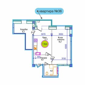 Квартира 50,6 м², 1-комнатная - изображение 1