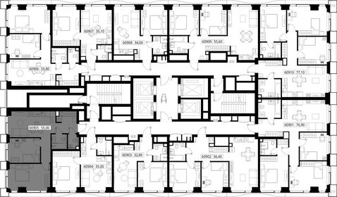 Квартира 55 м², 2-комнатная - изображение 2