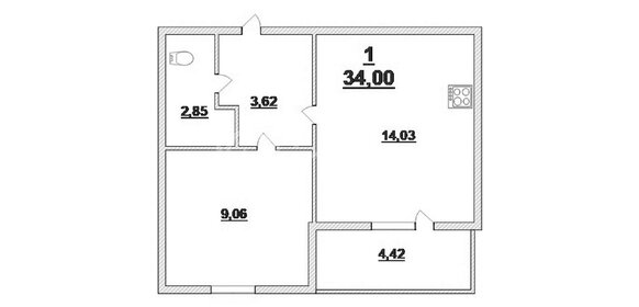 23,4 м², 1-комнатная квартира 3 999 000 ₽ - изображение 62