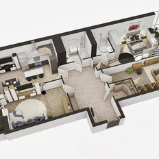 Квартира 104,9 м², 4-комнатная - изображение 3