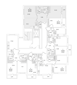 65 м², 2-комнатная квартира 15 243 202 ₽ - изображение 34