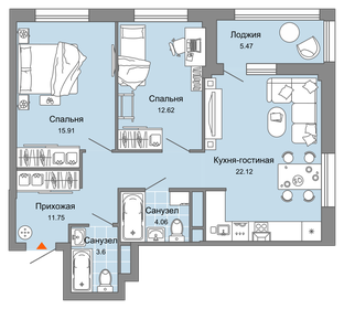 59,8 м², 3-комнатная квартира 8 799 000 ₽ - изображение 25