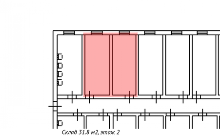 31,8 м², склад - изображение 5