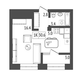 9,7 м², 1-комнатная квартира 990 000 ₽ - изображение 66