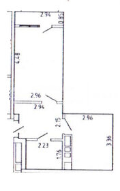 Квартира 34 м², 1-комнатная - изображение 1