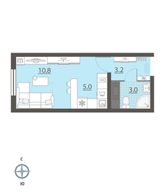 32,9 м², квартира-студия 1 490 000 ₽ - изображение 74