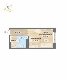 28 м², квартира-студия 3 270 000 ₽ - изображение 97