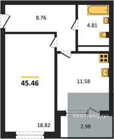 48,8 м², 1-комнатная квартира 7 605 229 ₽ - изображение 36