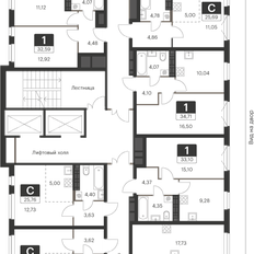 Квартира 32,6 м², 1-комнатная - изображение 2