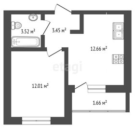 32,7 м², 1-комнатная квартира 3 400 000 ₽ - изображение 12