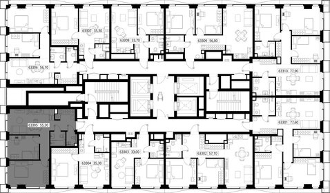 Квартира 55,3 м², 2-комнатная - изображение 2