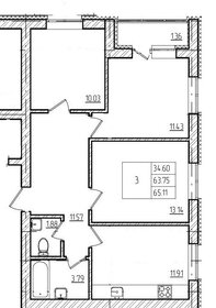 53 м², 2-комнатная квартира 2 806 000 ₽ - изображение 15