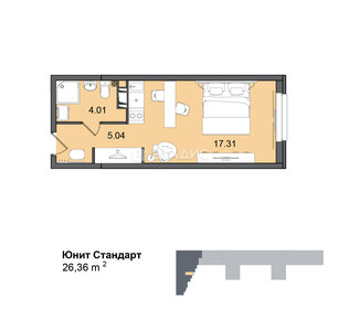 27 м², квартира-студия 5 900 000 ₽ - изображение 66