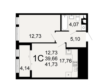 41,7 м², 1-комнатная квартира 4 358 695 ₽ - изображение 9