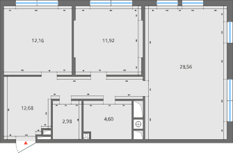 73,5 м², 3-комнатная квартира 6 790 000 ₽ - изображение 14