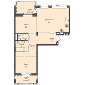 75,7 м², 2-комнатная квартира 21 953 000 ₽ - изображение 37