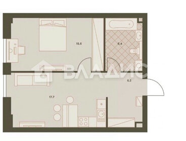 Квартира 45,8 м², 2-комнатная - изображение 1