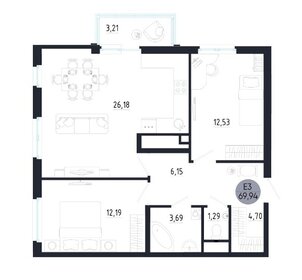 18,3 м², 1-комнатная квартира 3 500 000 ₽ - изображение 5