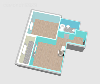 36,1 м², 1-комнатная квартира 7 299 000 ₽ - изображение 73