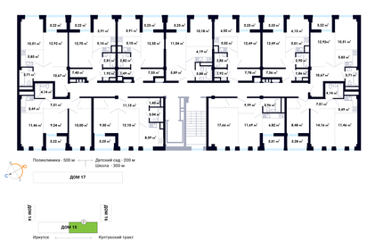 45 м², 2-комнатная квартира 42 000 ₽ в месяц - изображение 30