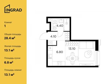 10,2 м², апартаменты-студия 3 396 600 ₽ - изображение 109