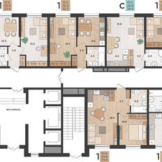 Квартира 59 м², 2-комнатная - изображение 2