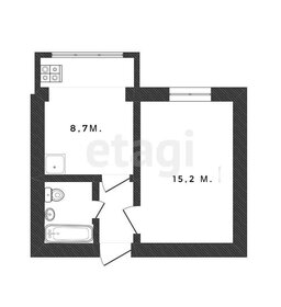 Квартира 42,7 м², 1-комнатная - изображение 1