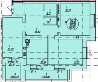 89 м², 3-комнатная квартира 7 950 000 ₽ - изображение 45