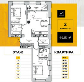 82 м², 3-комнатная квартира 7 100 000 ₽ - изображение 140