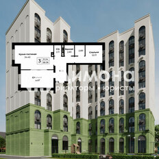 Квартира 68,4 м², 3-комнатная - изображение 2