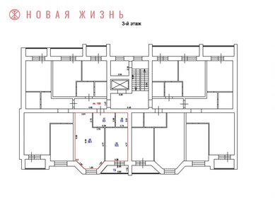 Квартира 54 м², 1-комнатная - изображение 5