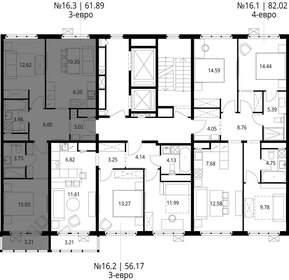 62 м², 2-комнатная квартира 10 499 000 ₽ - изображение 57