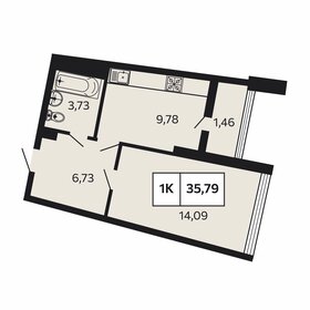 36,2 м², 1-комнатная квартира 11 140 360 ₽ - изображение 16