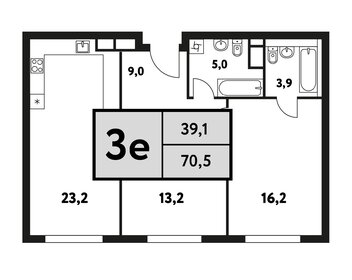 56,1 м², 2-комнатная квартира 15 500 000 ₽ - изображение 74