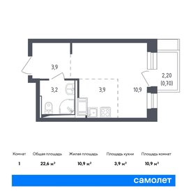 28 м², квартира-студия 6 700 000 ₽ - изображение 126