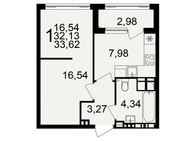 30 м², 1-комнатная квартира 3 600 000 ₽ - изображение 62