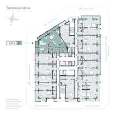 Квартира 163,3 м², 2-комнатные - изображение 5