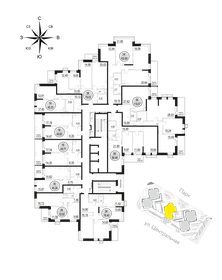 87,1 м², 3-комнатная квартира 12 500 000 ₽ - изображение 12