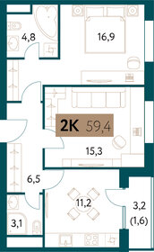 65 м², 2-комнатные апартаменты 29 600 000 ₽ - изображение 95