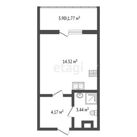 Квартира 28 м², студия - изображение 1