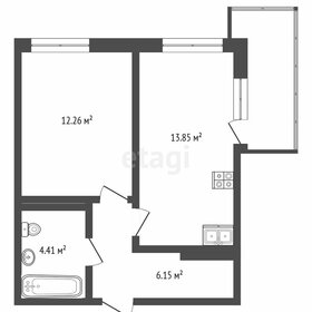 Квартира 36,7 м², 1-комнатные - изображение 3
