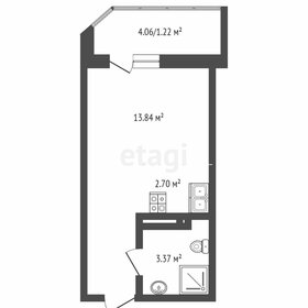 Квартира 21 м², студия - изображение 1