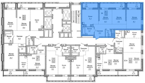 Квартира 80 м², 3-комнатная - изображение 2