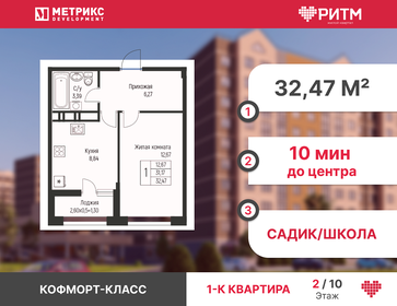 59 м², 2-комнатная квартира 5 150 000 ₽ - изображение 97