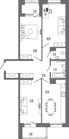 88,7 м², 3-комнатная квартира 10 149 510 ₽ - изображение 4