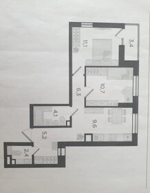 Квартира 52 м², 2-комнатная - изображение 1