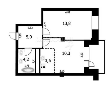 Квартира 41,1 м², 2-комнатная - изображение 1